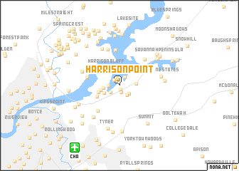 map of Harrison Point