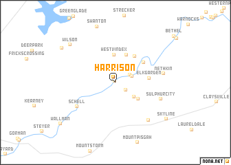 map of Harrison