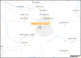 map of Harristown