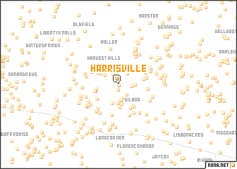 map of Harrisville