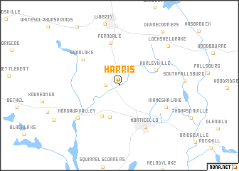 map of Harris