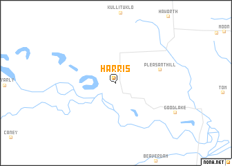 map of Harris