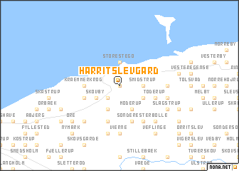 map of Harritslevgård