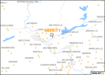 map of Harrity