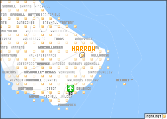 map of Harrow