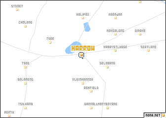 map of Harrow