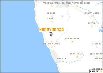 map of Harry Manzo