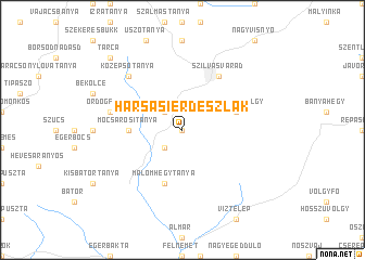 map of Hársasi Erdészlak