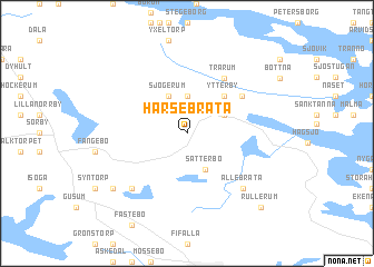 map of Härsebråta