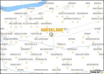 map of Harselaar