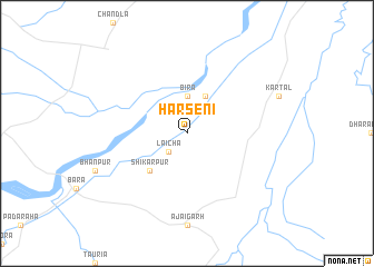 map of Harseni