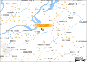 map of Harse Shaikh