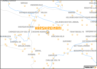 map of Harshīr-e Īmānī