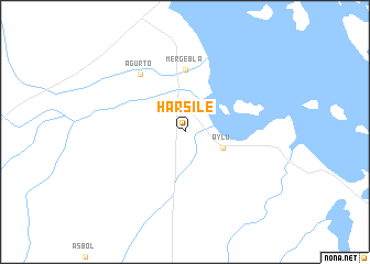 map of Harsīlē