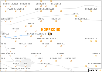 map of Harskamp