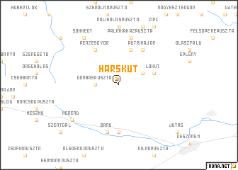 map of Hárskút