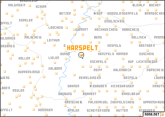 map of Harspelt