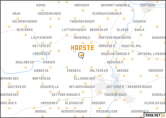 map of Harste
