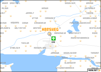 map of Harsweg