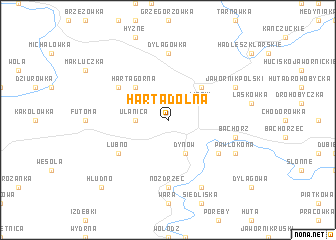 map of Harta Dolna