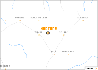 map of Hartane