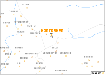 map of Hartashen