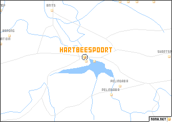 map of Hartbeespoort