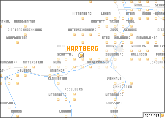 map of Hartberg