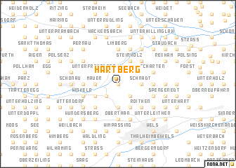 map of Hartberg