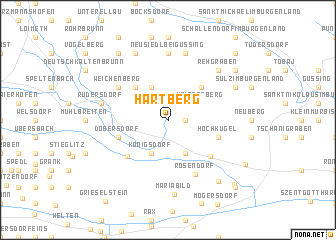 map of Hartberg