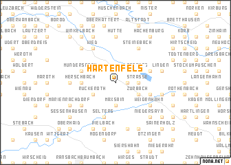 map of Hartenfels