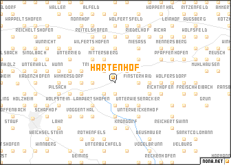 map of Hartenhof