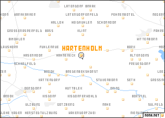 map of Hartenholm