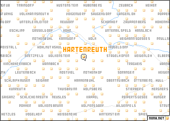 map of Hartenreuth