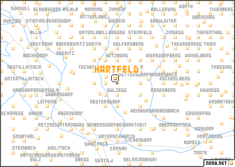 map of Hartfeld