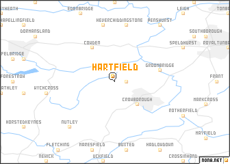 map of Hartfield