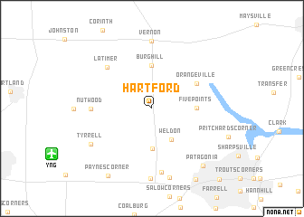 map of Hartford