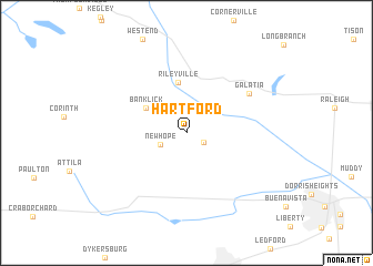 map of Hartford