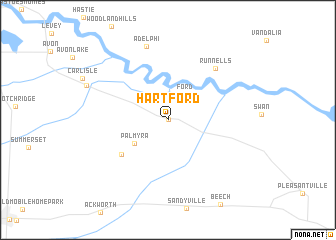 map of Hartford