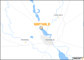 map of Harthala