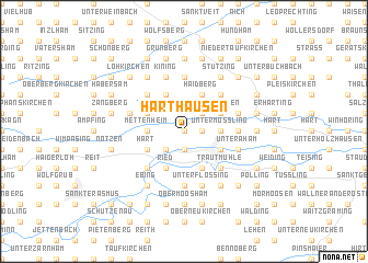 map of Harthausen