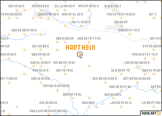 map of Hartheim