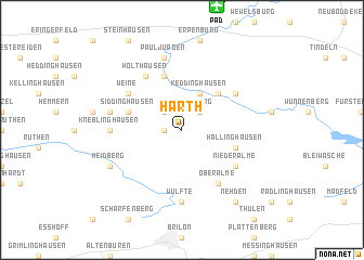 map of Harth