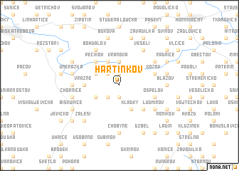 map of Hartinkov