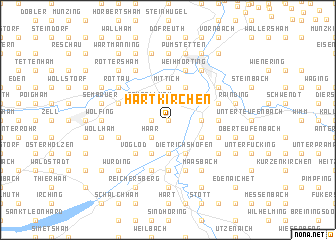 map of Hartkirchen