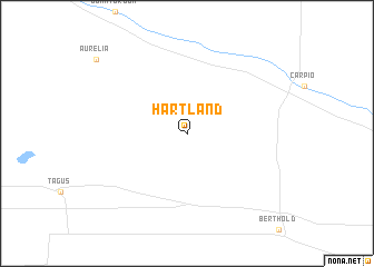 map of Hartland