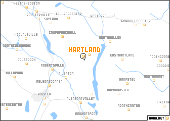 map of Hartland