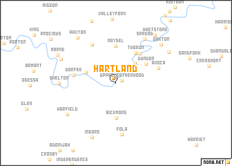 map of Hartland