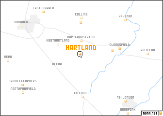 map of Hartland