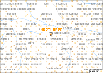 map of Hartlberg